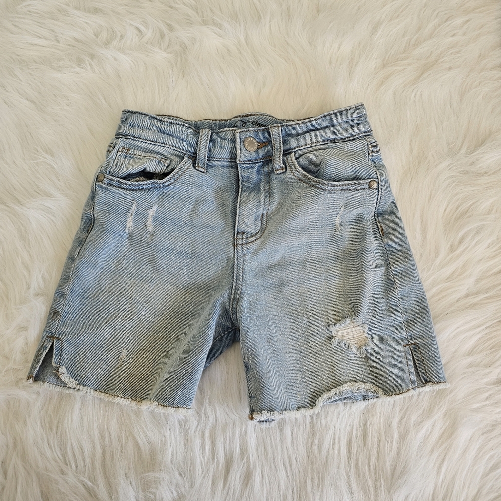 Girls denim shorts size 7/8